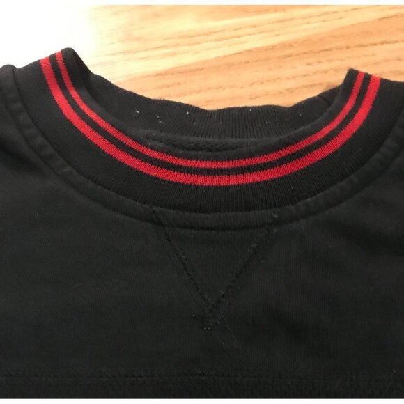 Vtg Detroit Red Wings Lee Sport Sweatshirt XL Black Red NHL Hockey - Picture 5 of 8